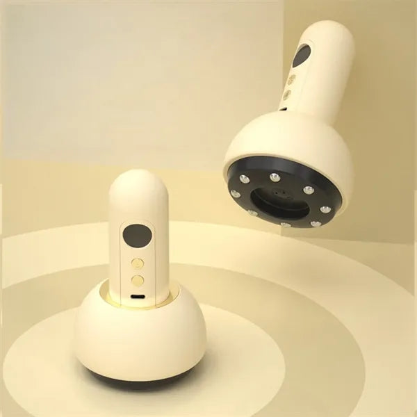 Wireless Electric Cupping Massager With Heating And Scraping