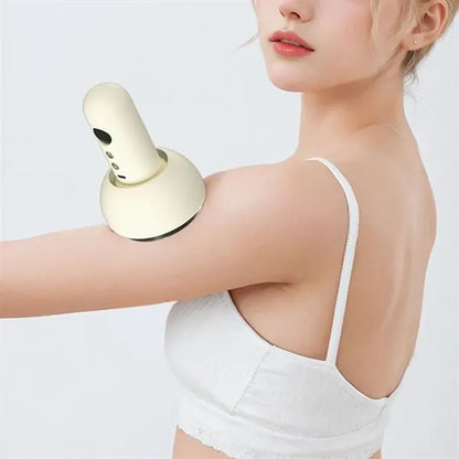 Wireless Electric Cupping Massager With Heating And Scraping