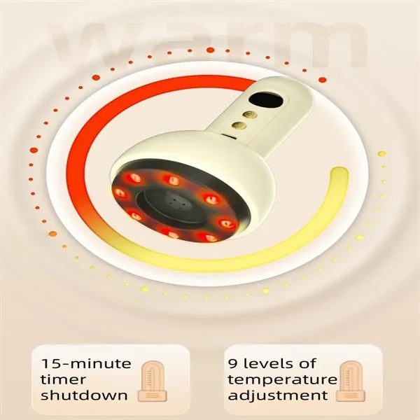Wireless Electric Cupping Massager With Heating And Scraping