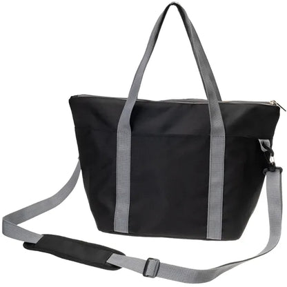 Insulated Lunch Bag with Crossbody Strap and Pockets
