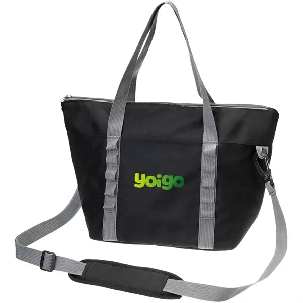 Insulated Lunch Bag with Crossbody Strap and Pockets