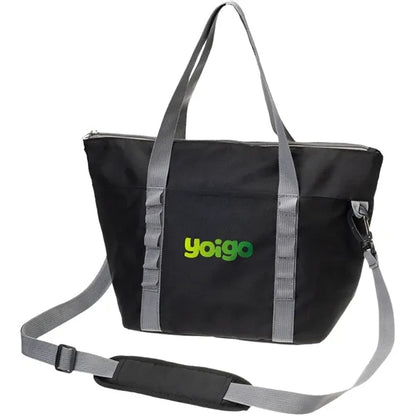 Insulated Lunch Bag with Crossbody Strap and Pockets