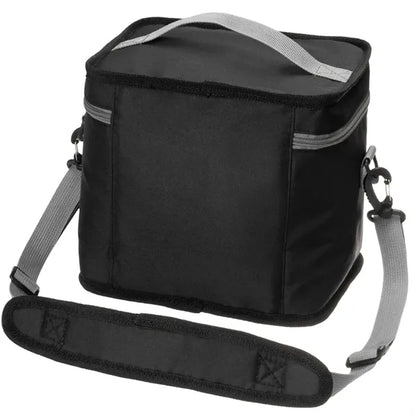 Insulated Lunch Bag w/ Top Handle & Crossbody Strap