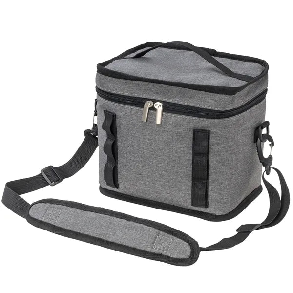 Insulated Lunch Bag w/ Top Handle & Crossbody Strap