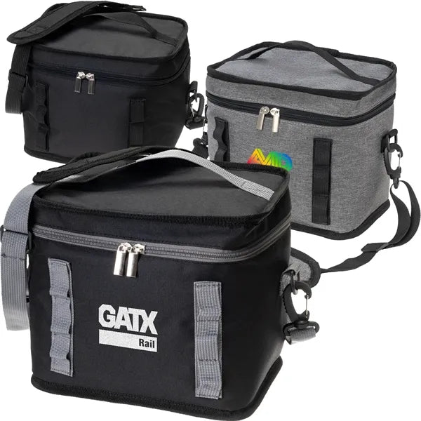 Insulated Lunch Bag w/ Top Handle & Crossbody Strap