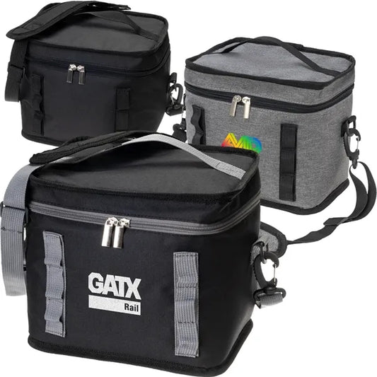 Insulated Lunch Bag w/ Top Handle & Crossbody Strap