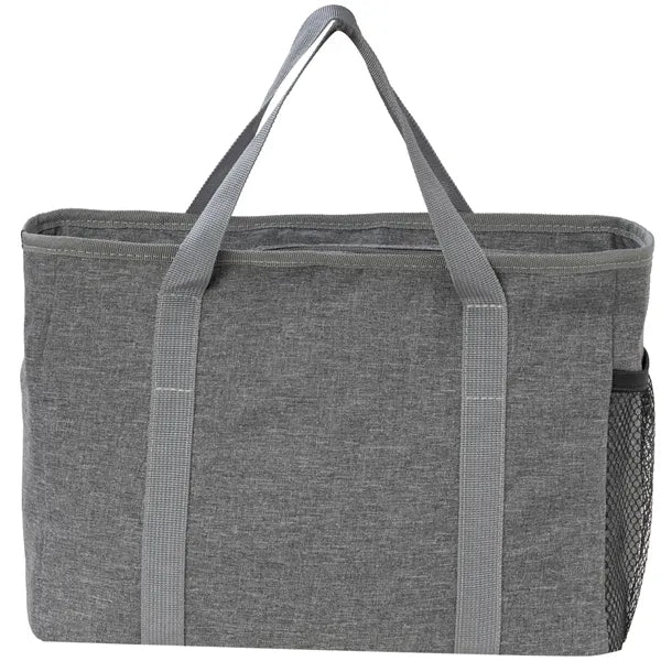 Heather Lite Insulated Lunch Bag with Zipper Pockets