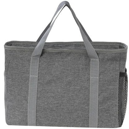 Heather Lite Insulated Lunch Bag with Zipper Pockets