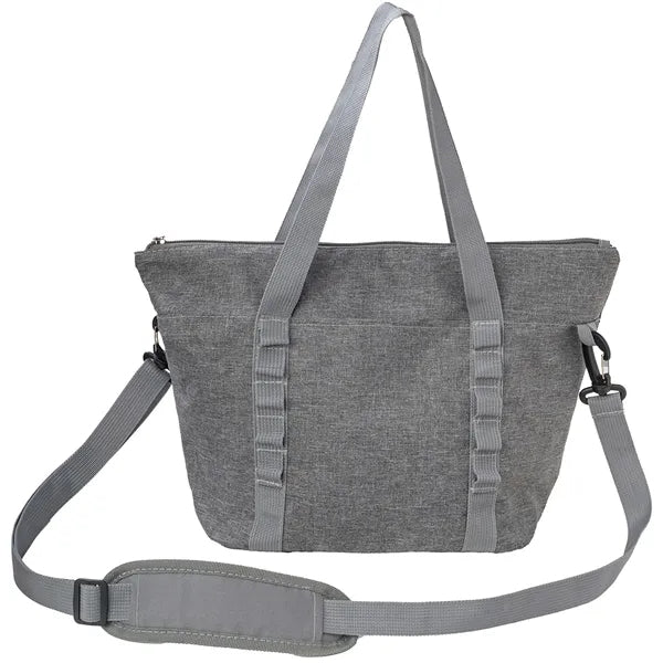 Heather Lite Insulated Lunch Bag with Strap and Pockets