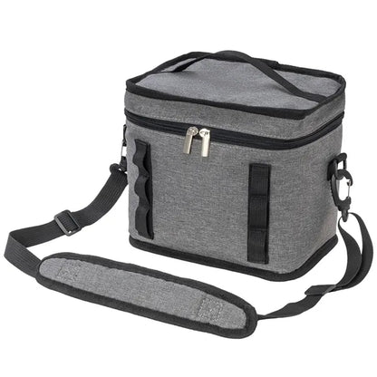 Heather Lite Insulated Lunch Bag w/ Top Handle & Strap
