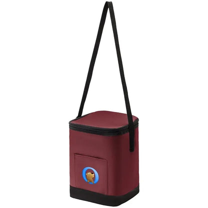 600D Solid color Insulated Lunch Bag with Adjustable Handles
