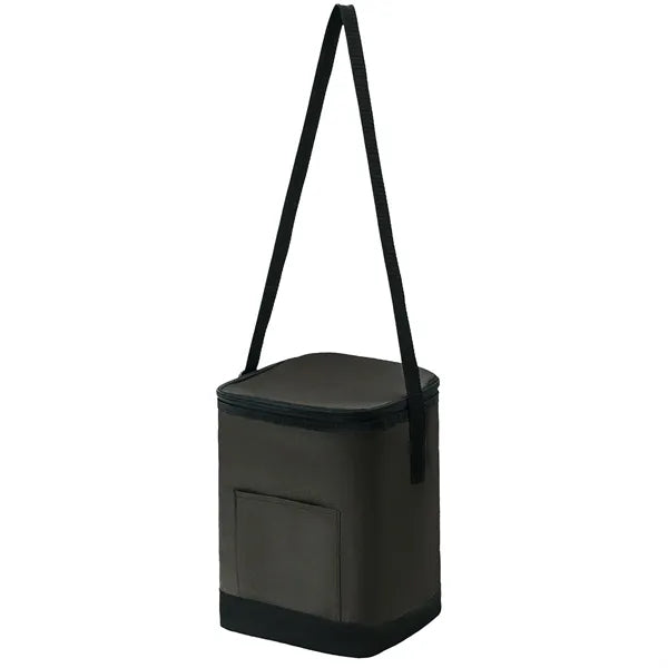 600D Solid color Insulated Lunch Bag with Adjustable Handles