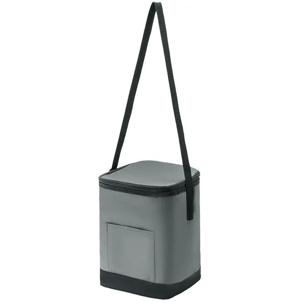 600D Solid color Insulated Lunch Bag with Adjustable Handles