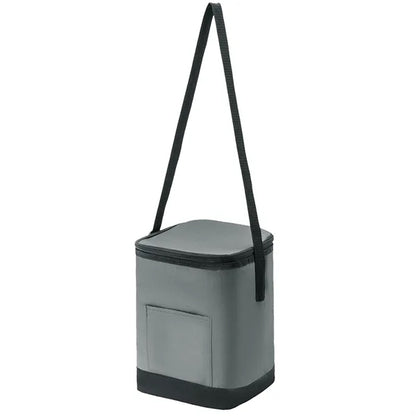 600D Solid color Insulated Lunch Bag with Adjustable Handles