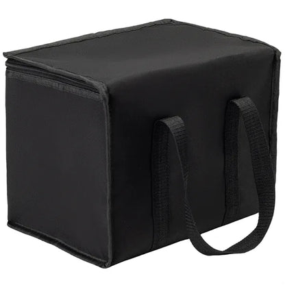 600D Insulated Zipper closure Lunch Bag with Double Handles
