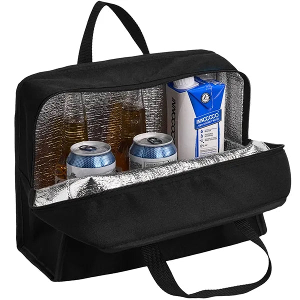 600D Insulated Slim Lunch Bag with Double Handles