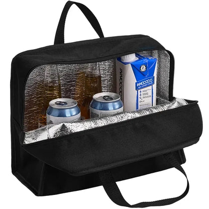 600D Insulated Slim Lunch Bag with Double Handles