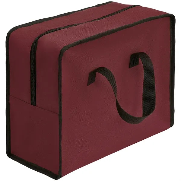 600D Insulated Slim Lunch Bag with Double Handles