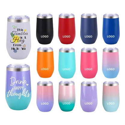 16oz Eggshell Double-Wall 304 Stainless Steel Vacuum Tumbler