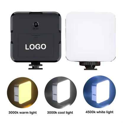 3-Color Portable LED Fill Light with Battery