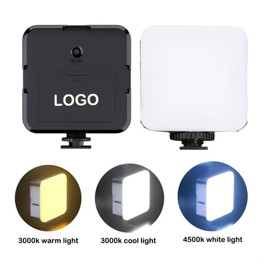 3-Color Portable LED Fill Light with Battery
