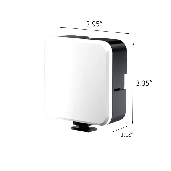 3-Color Portable LED Fill Light with Battery