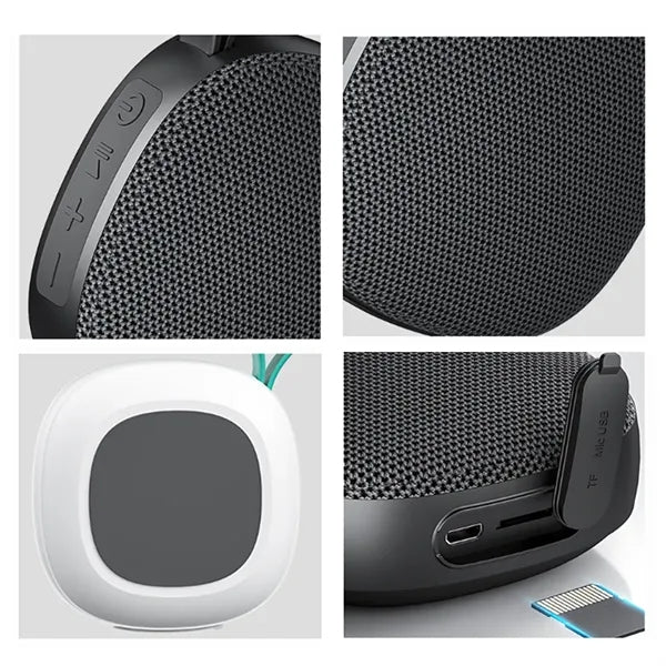 Mini waterproof stereo outdoor magnetic bluetooth speaker