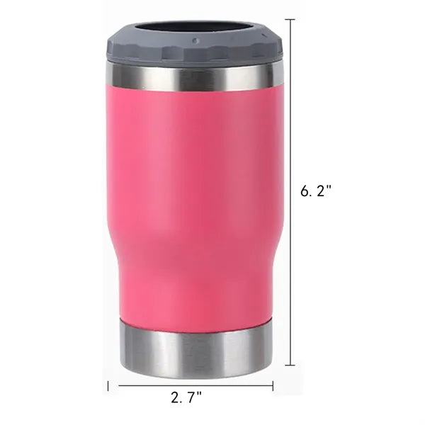 14oz Stainless Steel Can Holder Cooler with Opener