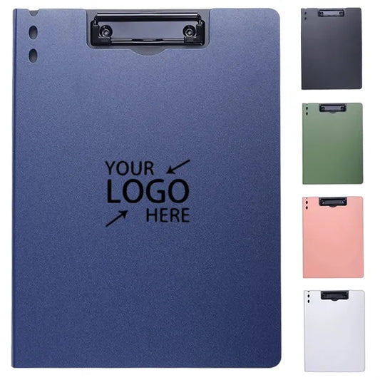 A4 Size Writing Plastic Clipboard Folder with Metal Clip