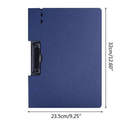 A4 Size Writing Plastic Clipboard Folder with Metal Clip