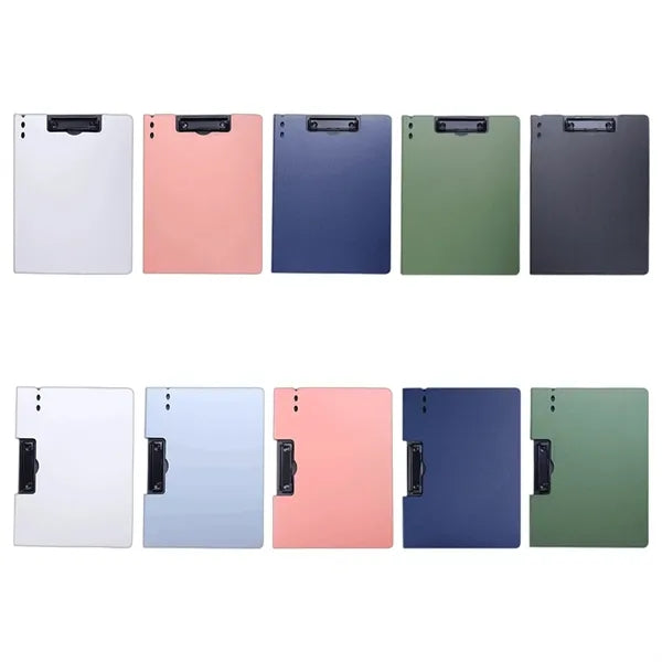 A4 Size Writing Plastic Clipboard Folder with Metal Clip