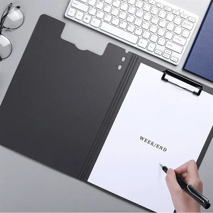 A4 Size Writing Plastic Clipboard Folder with Metal Clip