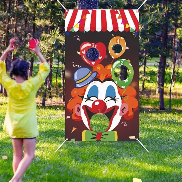 Fun party decorations carnival toss throwing games banner