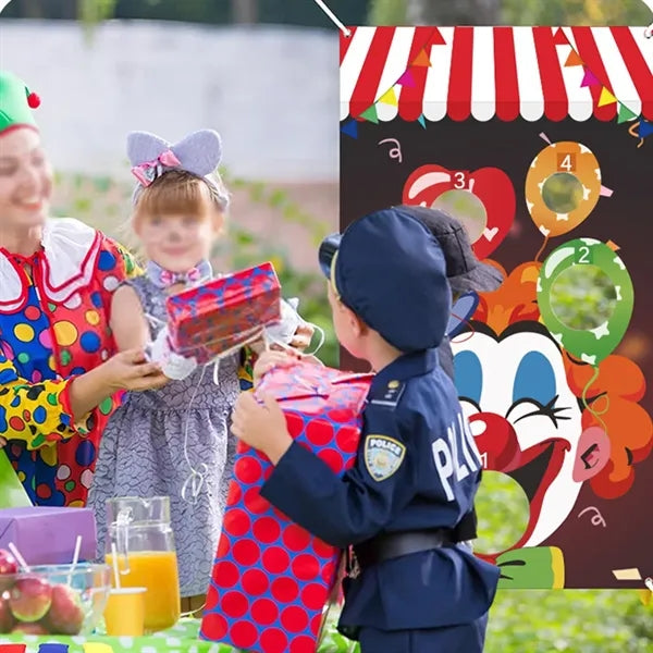 Fun party decorations carnival toss throwing games banner