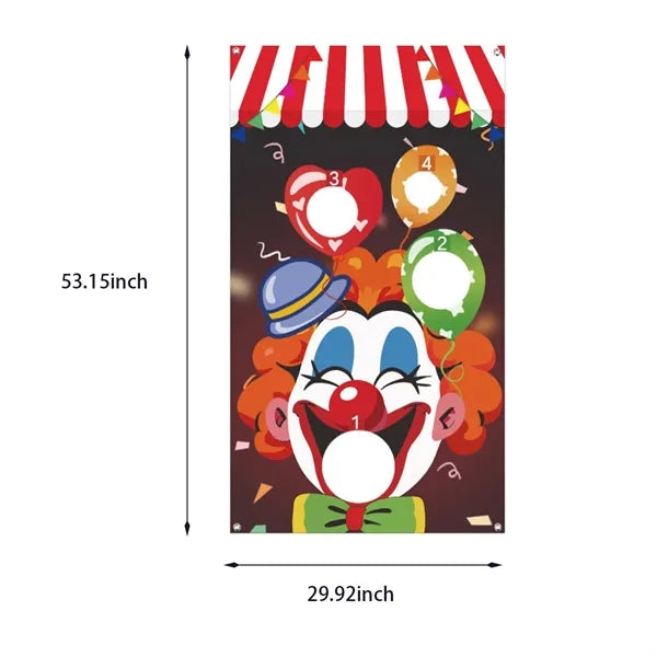 Fun party decorations carnival toss throwing games banner