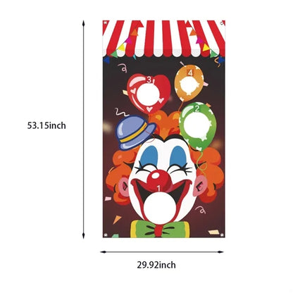 Fun party decorations carnival toss throwing games banner