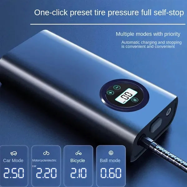 Portable Smart Digital Tire Inflator Electric Air Pump