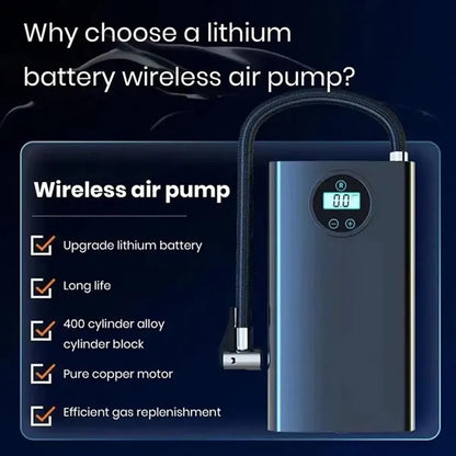 Portable Smart Digital Tire Inflator Electric Air Pump