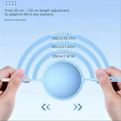 Multi 3-in-1 Retractable 100W Fast Charging Cable
