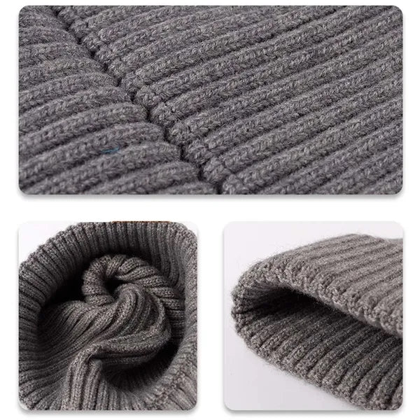 Unisex Winter Warm Hats Snow Caps Cashmere Knit Beanies