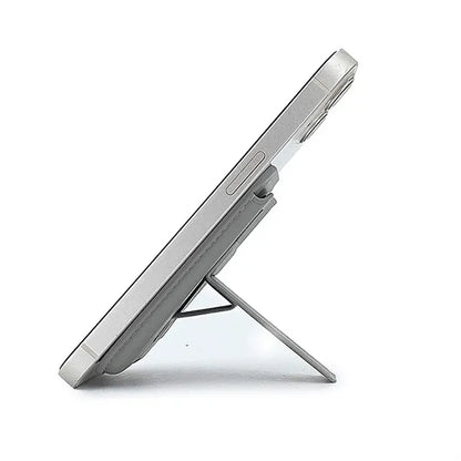 2 In 1 Slim Magnetic Leather Card Holder & Phone Stand