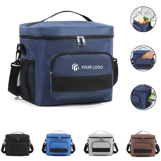 Portable leakproof picnic camping cooler insulated lunch bag