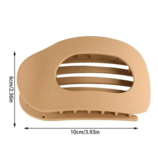 Anti-slip Frosted Flat Round Hair Clip