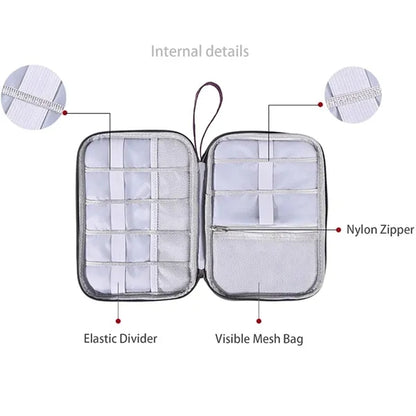 Waterproof Multi-Purpose Cable Organizer Bag Pouch