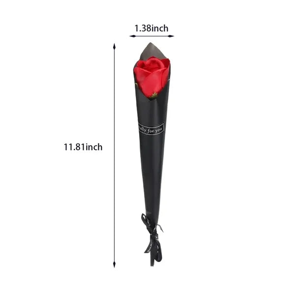 Gift wedding rose carnation artificial soap flower bouquet