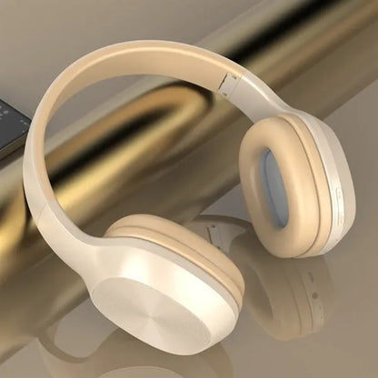 Lightweight deep bass bluetooth wireless over ear headphones