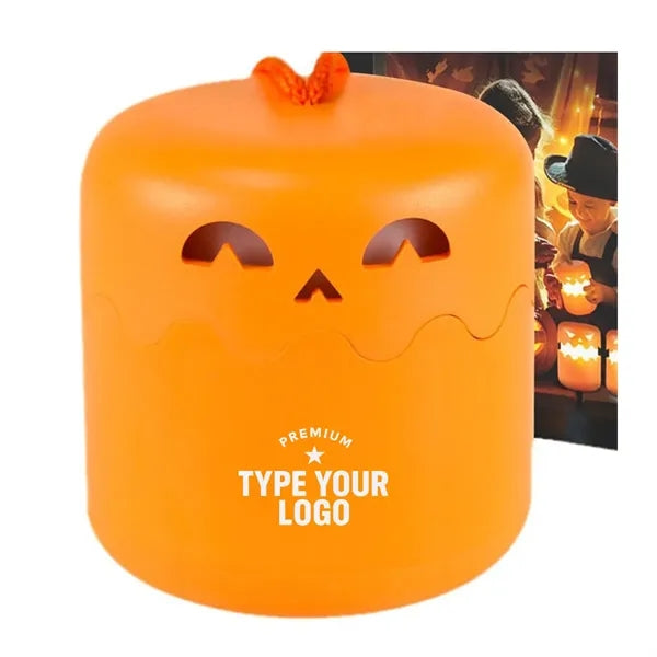 Halloween Pumpkin Jack O Lantern  with Lanyard