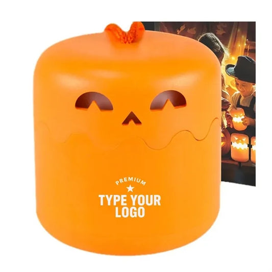 Halloween Pumpkin Jack O Lantern  with Lanyard