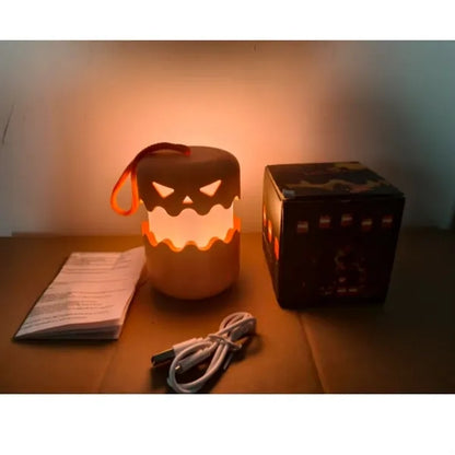 Halloween Pumpkin Jack O Lantern  with Lanyard
