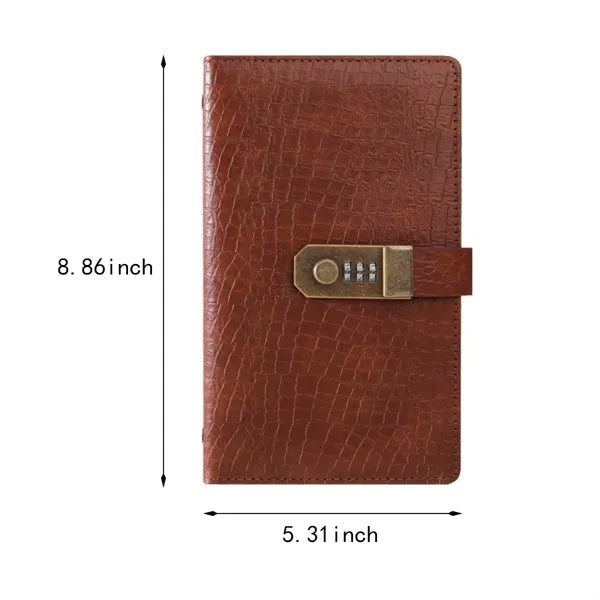 Money saving finance organizer book with combination lock